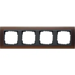 Gira Abdeckrahmen 4f.opak dbr 021413