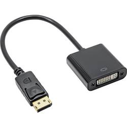 Akyga AK-AD-58 Adapter [1x DVI-Buchse 24+5pol. - 1x DisplayPort Stecker] 4K UHD 20 cm