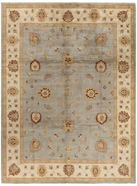 Overton "Oushak One-of-a-Kind Hand-Knotted Area Rug - Gray, 9' 0"" x 12' 0"" - 9' 0"" x 12' 0"""