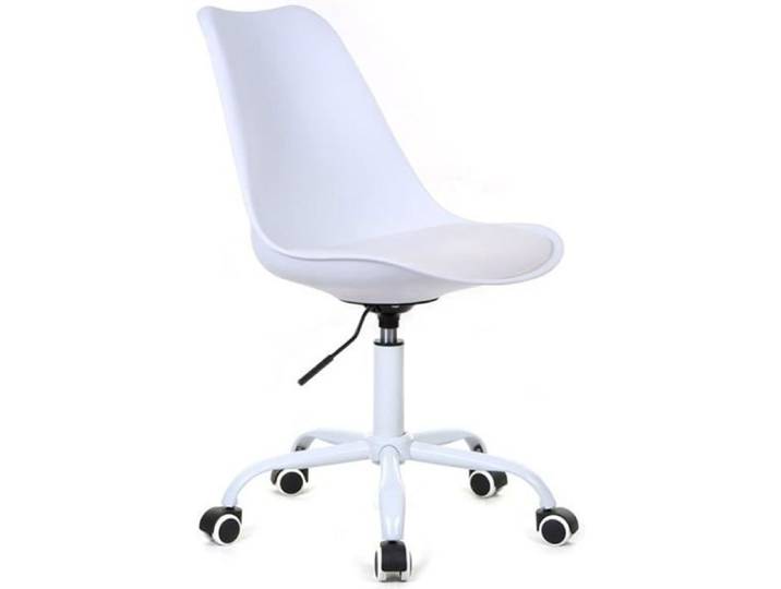 Chaise de bureau waytex Design Scandinave - Roulettes - Hauteur réglable