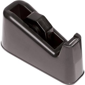Alco Klebebandabroller 3024-11, schwarz, Tischabroller für Klebeband 25mm x 66m