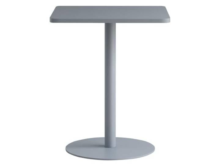 XDgfjrCGKJ 29 Höhe, mit Metallsockel, dekorativer Säulentisch(/Gray)