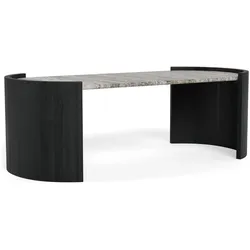 Actona »Zafra« Couchtisch oval Marmor Morchana grau 125x42x60 cm / Marmor Morchana grau