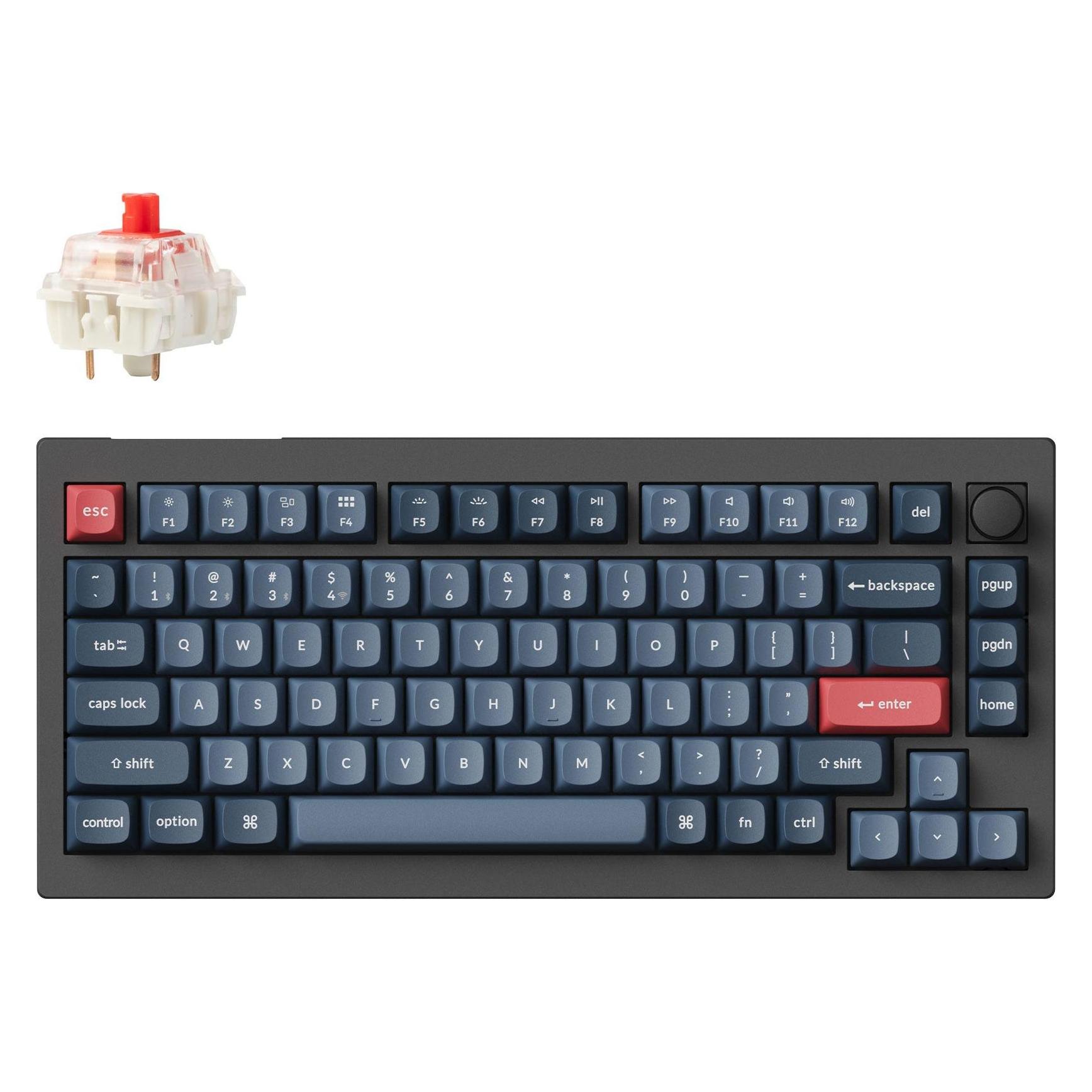 Keychron V1 Max (DE, Kabelgebunden, Kabellos) (V1M-D1-DE)