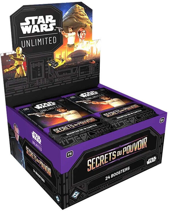 Fantasy Flight Games Star Wars Unlimited : Pack 24 boosters Secrets du Pouvoir (FR)
