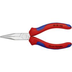 Knipex 30 25 140 Elektrotechnik und Feinwerktechnik Flachrundzange Gerade Chrom-Vanadium Elektrostahl 140 mm