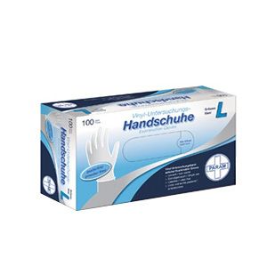 Handschuhe Einmal Vinyl gepudert L 100 St