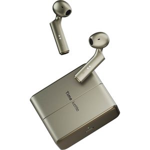 Timekettle Übersetzer-Kopfhörer W4 Plus, für 52 Sprachen, 4 Übersetzungsmodi, mit Bluetooth, In-Ear, gold, in Echtzeit