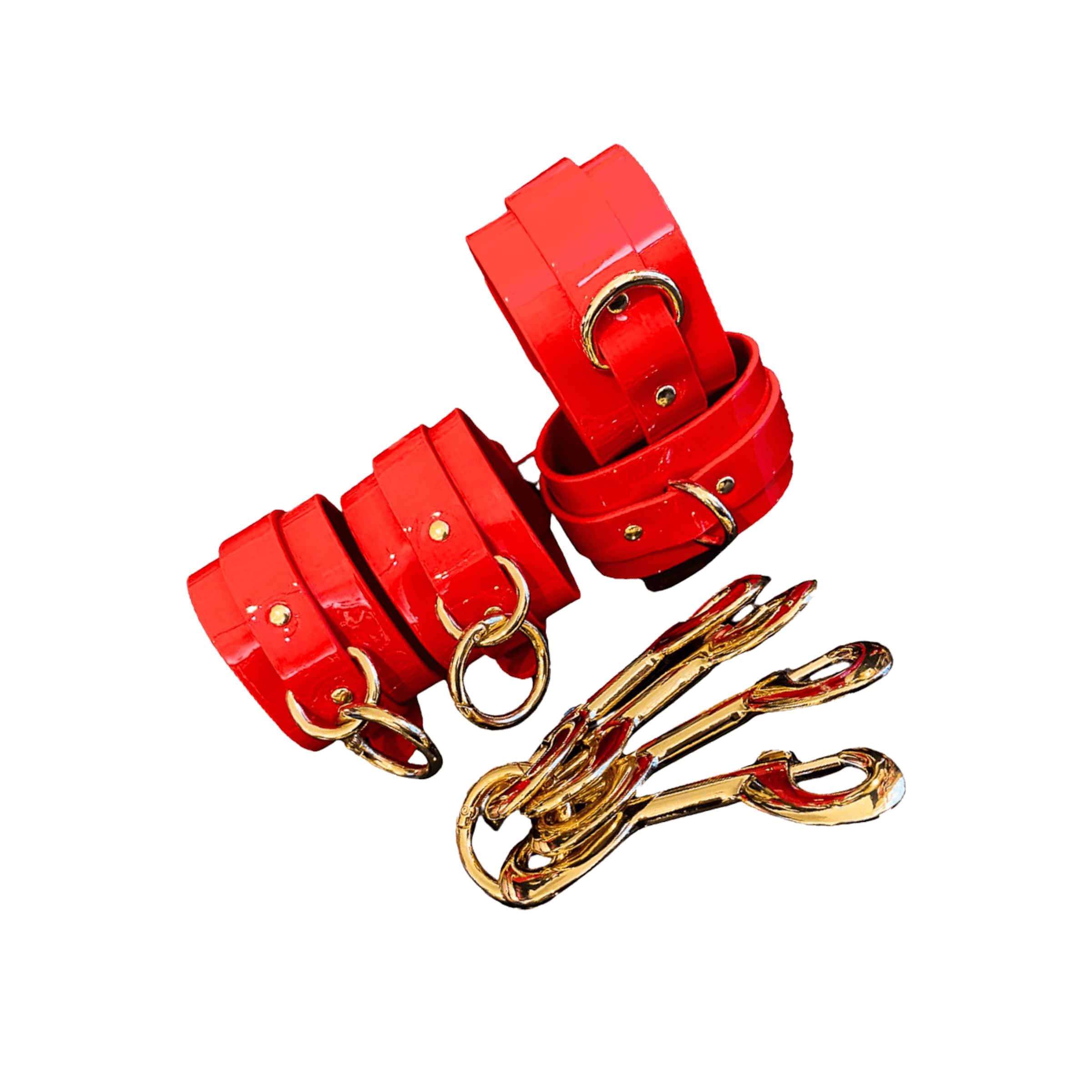 High Gloss Bondage Hogtie & Cuffs