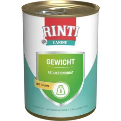 RINTI Canine 400 Gramm Hundenassfutter 48 x 400 Gramm Gewicht Huhn