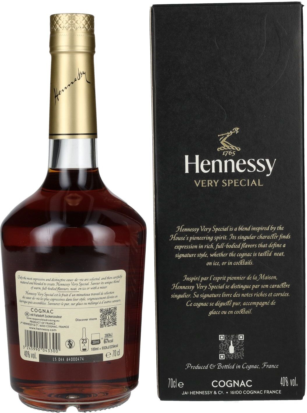 Hennessy Cognac Hennessy Very Special Cognac 40% Vol. 0,7l in Geschenkbox