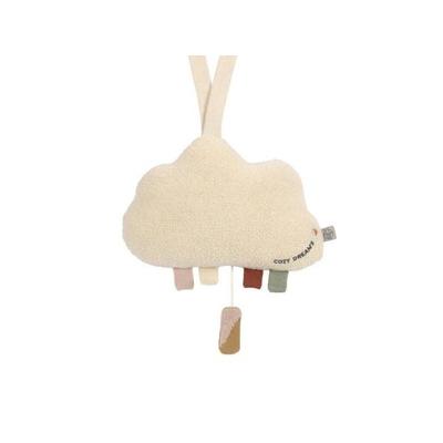 Knitted Musical Little Universe Cloud milky/powder