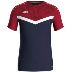 Jako JAKO T-Shirt Iconic marine/chili rot L