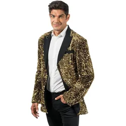 Chaks Pailletten Jackett - Gold (L)