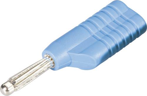 Schnepp S 4041L bl Büschelstecker Stecker, gerade Stift-Ø: 4mm Blau
