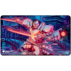 ULTRA PRO Commander Series #5 - Three Color Wedge - Isshin Stitched Playmat for Magic: The Gathering