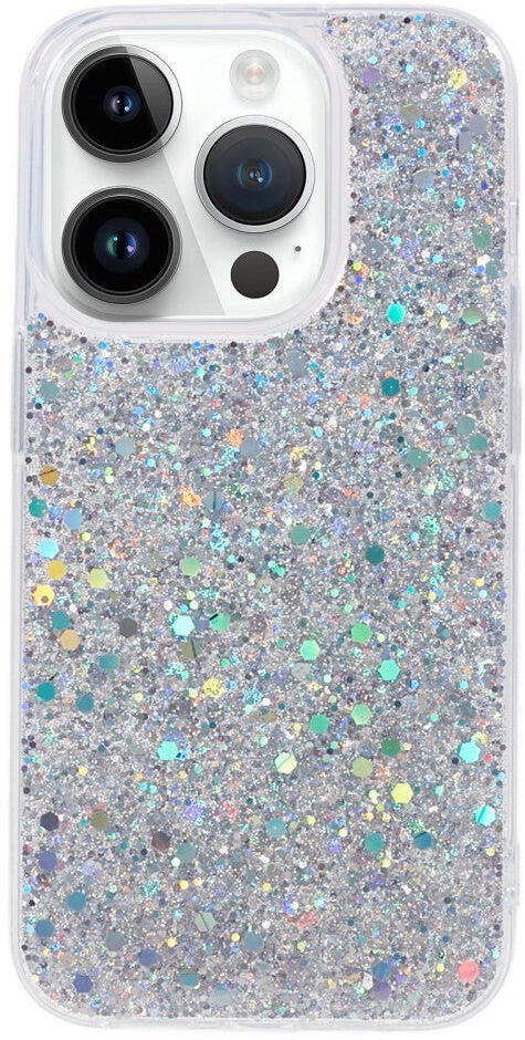 INCOVER iPhone 15 Pro Max Glimmer Bagside Cover - Sølv