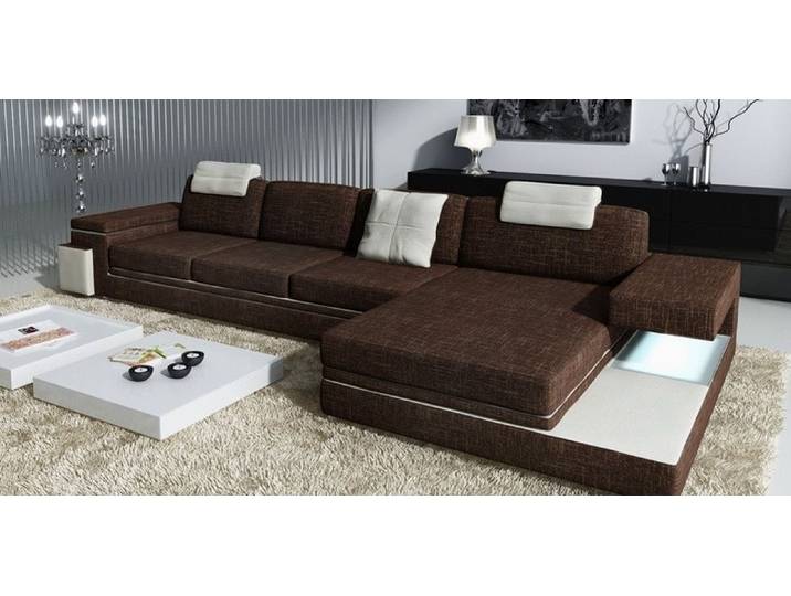 JVmoebel Ecksofa Design Ledersofa mit USB-Schnittstelle und eleganter Eckform, Made in Europa