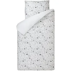 Bink Bettwäsche Tipis schwarz auf weiß 135 x 200