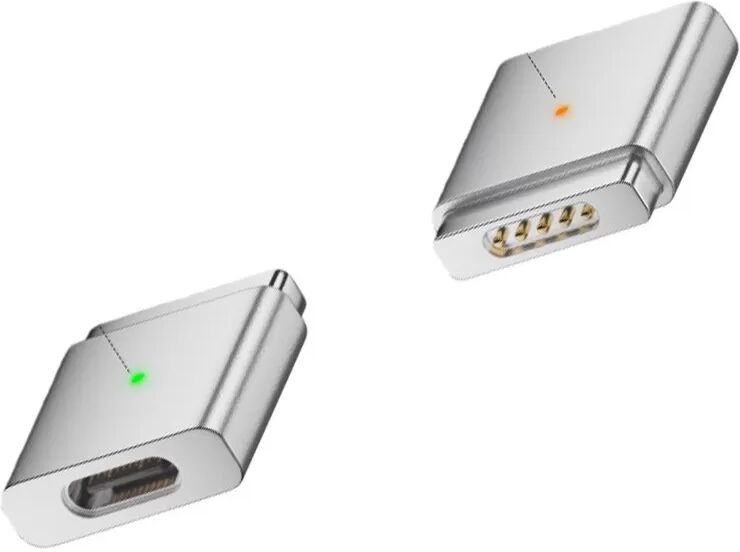INF USB-C auf MagSafe 2 Adapter 100W - Müheloses Aufladen Ihres MacBooks Silber