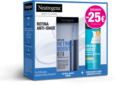 Neutrogena Coffret Rotina Anti Idade Retinol Boost