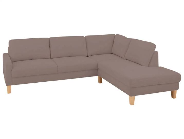 Ecksofa Cagliari Basic Candy / Farbe: Asphalt / Material: Leder Basic