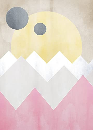 Komar Sunrise Spring Kunstdruk Poster - Multicolour - 50 x 70 cm