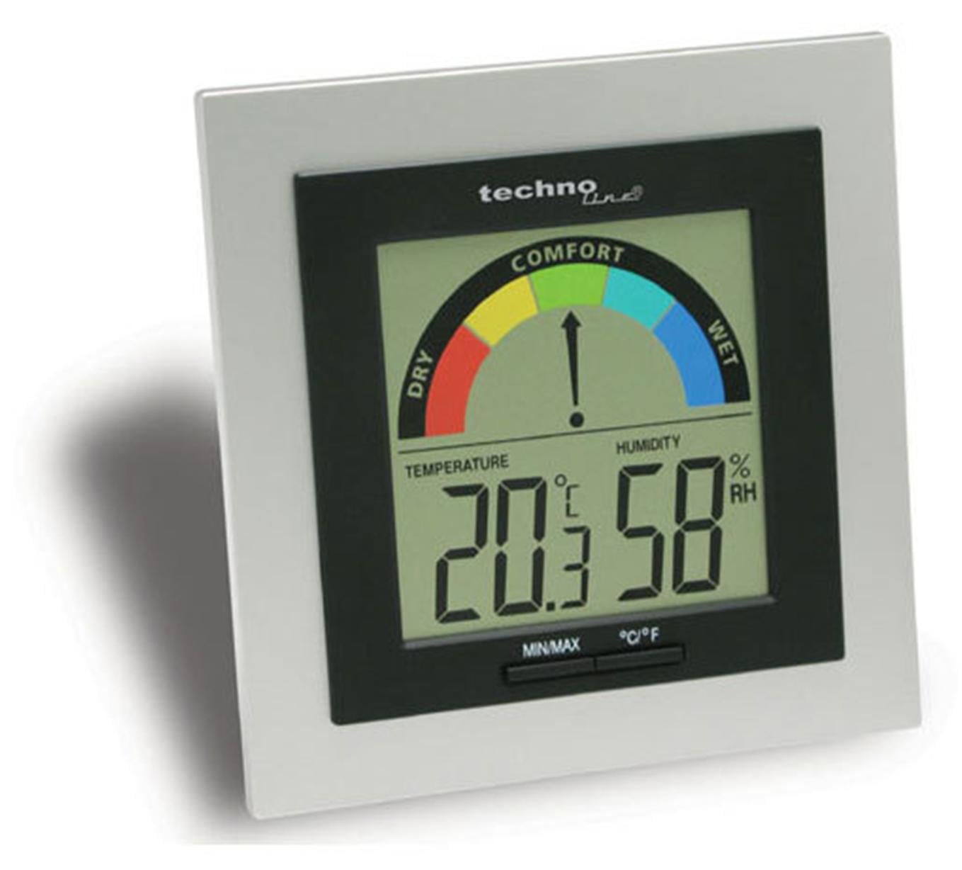 Technoline WS 9430 Digitale Weerstation, Zwart en Zilver, Kunststof