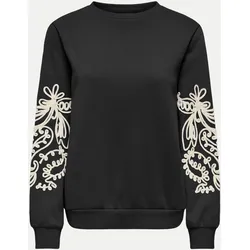 Sweatshirt JDYMESA 177911001-Black/BLACK BUTTONS S