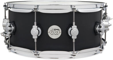 DW "14"x06" Design Black Satin SD" Mattschwarz