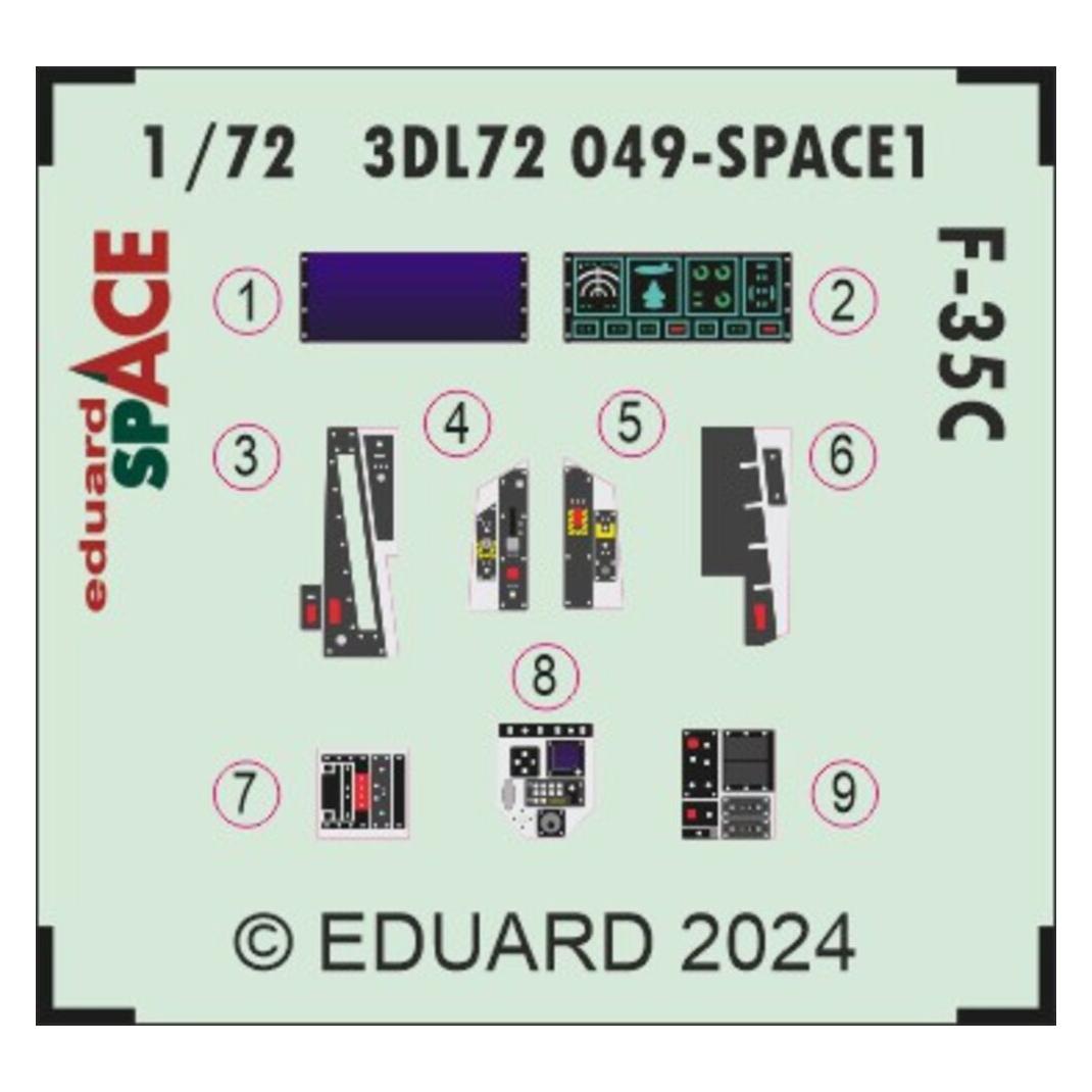 Eduard F-35C SPACE (3DL72049)