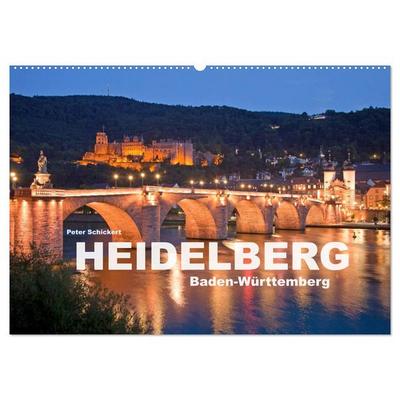 Heidelberg - Baden-Württemberg (Wandkalender 2026 DIN A2 quer), CALVENDO Monatskalender