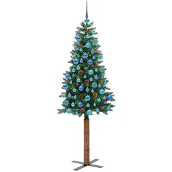 vidaXL, Weihnachtsbaum, Fenja (mit 120 blauen Bällen) (180 cm)