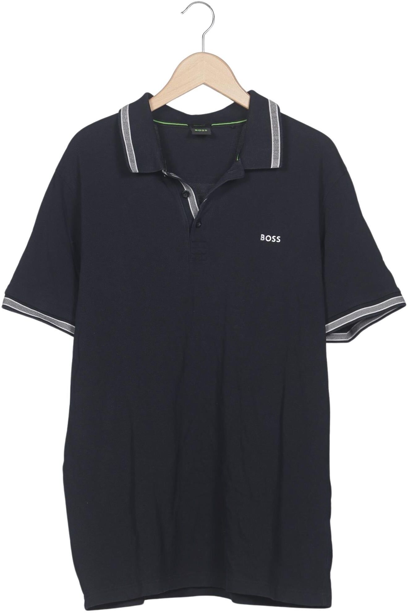 Boss Green Herren Poloshirt, Marineblau, Gr. 3Xl, Baumwolle - Second Hand