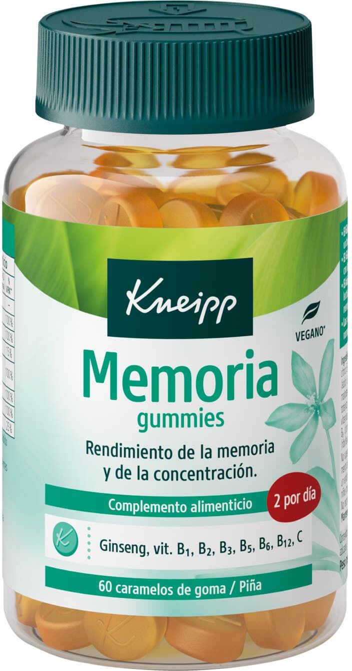 Kneipp Gummies Memoria 60uds