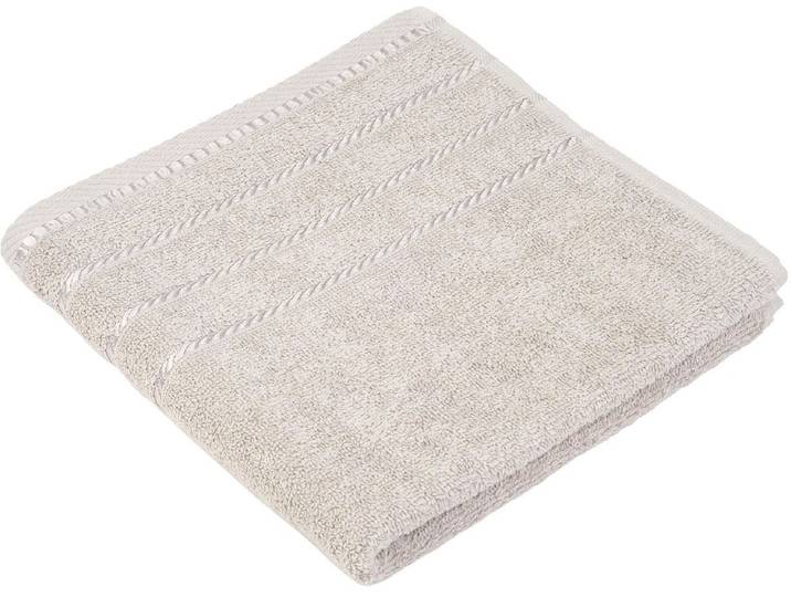 Handtücher GÖZZE Berlin , grau (taupe), B:50cm L:100cm, Frottier, Obermaterial: 100% Baumwolle, Handtücher, Handtücher
