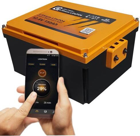 LIONTRON LiFePO4 accu voor campers, 12,8V 150Ah