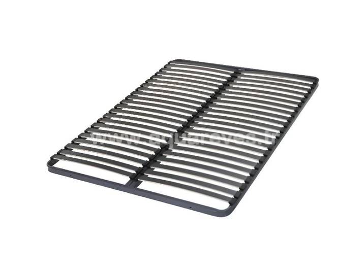Sommier à lattes métallique EBAC - 140x190 - 42 lattes - Gris