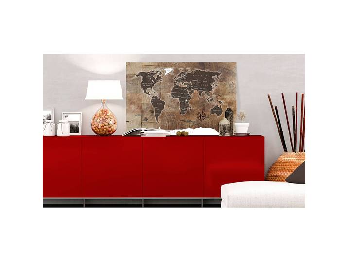 Korkbild Wooden Mosaic 90 x 60cm 90 x 60 cm