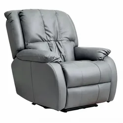 Happy Home Massagesessel Elektrischer Massagesessel mit Rücken- & Beinanhebung, 3D-Mechanismus HWP73-GRA