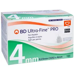 BD Ultra-fine PRO Pen-Nadeln 4 mm 32 G 0 105 St