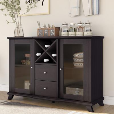 Denhour "DH BASIC Modern 47"" Buffet Server with Wine Storage"