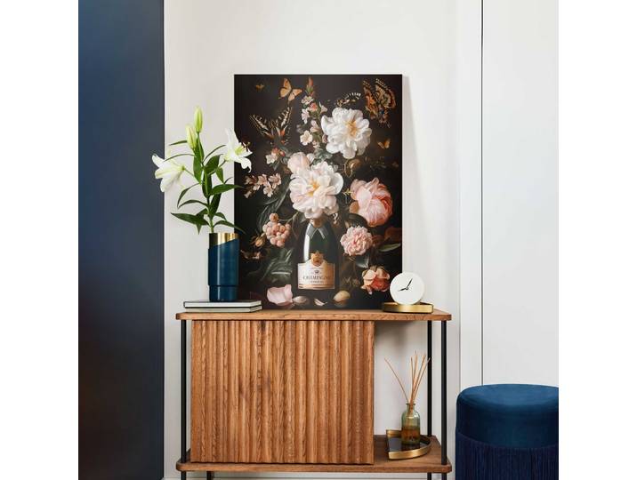 Leinwandbild REINDERS Festive Flowers , rosa (farbe bild(er): rosa), B:50cm H:70cm T:2,5cm, Leinwand, Bilder, Leinwandbild