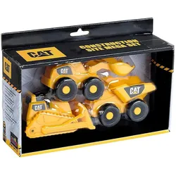 2x Theo Klein CAT-Baustellen-Fahrzeug-Set