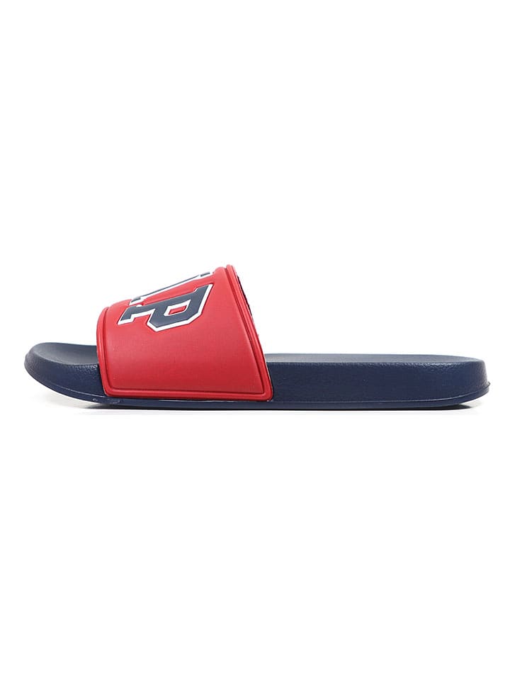 GAP Pantoletten "Murphy" in Rot/ Dunkelblau - 41