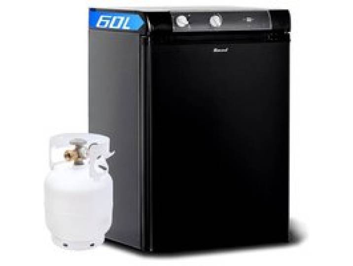 Réfrigérateur – SMAD – Gaz/220 V/12 V – 60 L – Silencieux – Noir