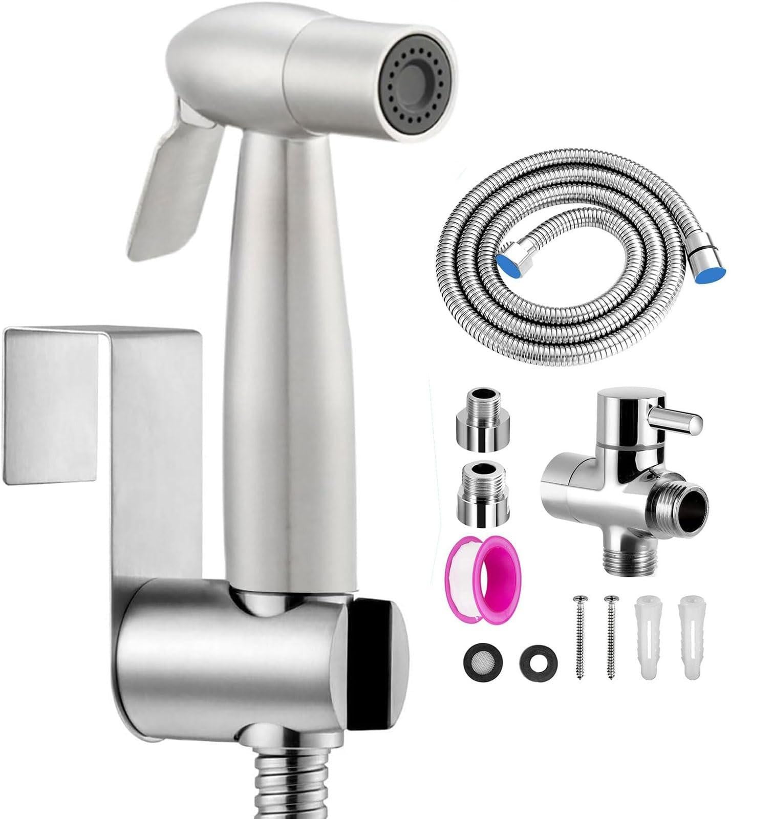 Bidet Handdouche Set van Premium RVS voor Badkamerhygiëne