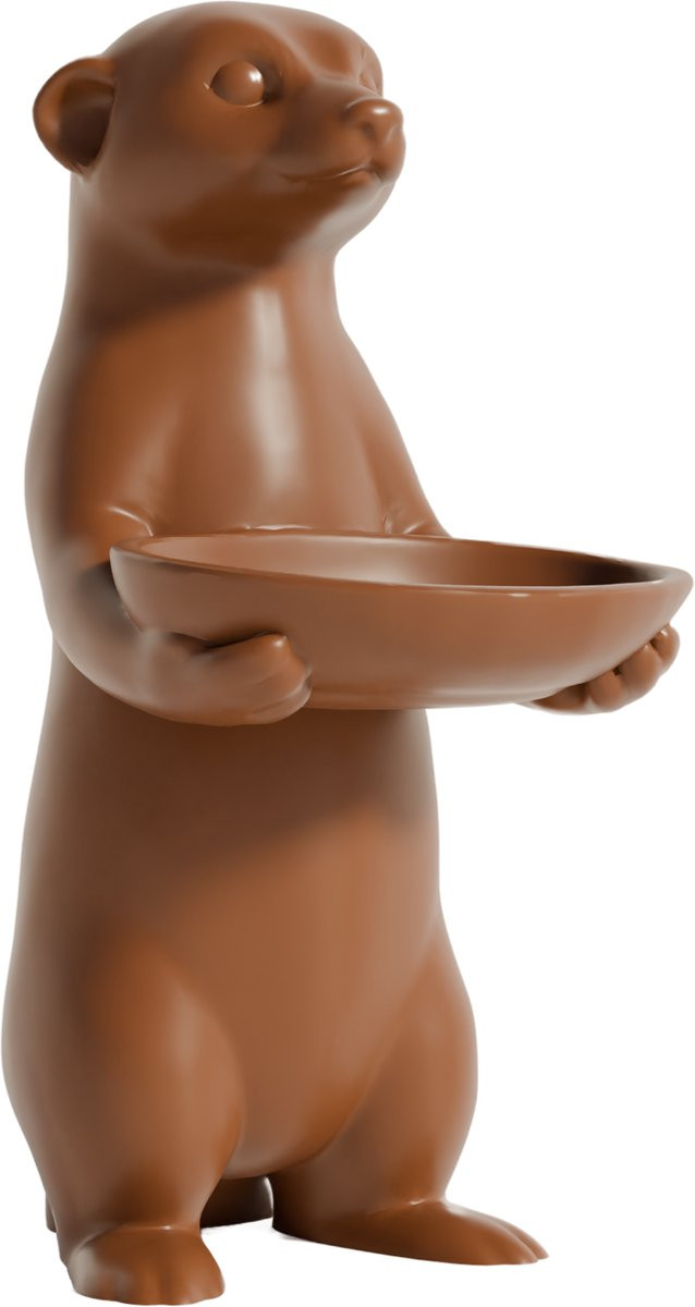 Fiastra Meerkat sleutelhouder sleutel organizer bruin