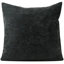 Kissen LENA schwarz (BH 40x40 cm) - schwarz - BH 40x40 cm