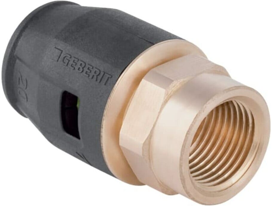 Geberit bergang PushFit d= 25mmxRp 1, mit Innengewinde, Rotguss (652543001)